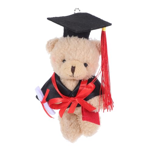 BCOATH Mini-plüschbär Vom Kindergarten Bis Zum College-abschluss Mit Abschlusskappe Dekoratives Stofftier Für Partygeschenke von BCOATH
