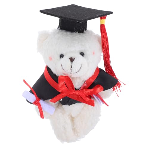 BCOATH Bärenpuppen Zum Schulabschluss – Mini-plüschbär Mit Abschlusskappe Weiches Stofftier Für Vorschul- Und College-abschlüsse von BCOATH