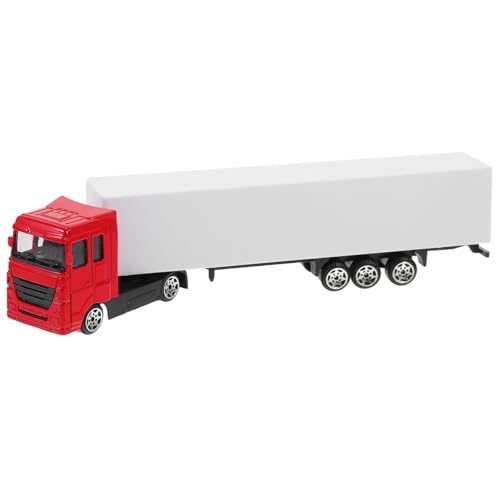 BCOATH Alloy Container Truck Modell Miniatur LKW mit Glatter Oberfläche Sicheres Baufahrzeug für Kleinkinder Rutschfreies Rotes für Jungen Geschenkidee BCOATH Alloy Container Truck Modell Miniatur LKW mit Glatter Oberfläche Sicheres Baufahrzeug für Kleinkinder Rutschfreies Rotes für Jungen Geschenkidee von BCOATH