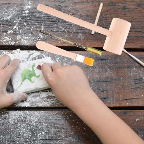 BCOATH Archäologische Ausgrabungswerkzeuge für Mittelgroßes Grabungsset mit Holzhammer Luoyang Schaufel und Pinsel Fördert Feinmotorik Hand Auge koordination und Kreatives BCOATH Archäologische Ausgrabungswerkzeuge für Mittelgroßes Grabungsset mit Holzhammer Luoyang Schaufel und Pinsel Fördert Feinmotorik Hand Auge koordination und Kreatives von BCOATH