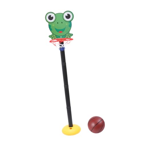 BCOATH Basketballspielzeug Set Cartoon Frosch Indoor Outdoor Basketballkorb für Sicher und Langlebig für Garten Kindergarten mit Bällen und Einfachem Aufbau BCOATH Basketballspielzeug Set Cartoon Frosch Indoor Outdoor Basketballkorb für Sicher und Langlebig für Garten Kindergarten mit Bällen und Einfachem Aufbau von BCOATH