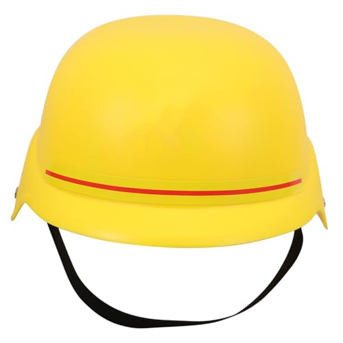 BCOATH Bauhelm Kunststoff Kinderkostüm Gelb Robust Realistisch für Rollenspiele und Baustellen party Geeignet Kreative Verkleidung für Jungen und Mädchen von BCOATH