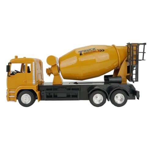 BCOATH Baustellenfahrzeug mit Drehbarem Rührtank Energiesparendes Lernspielzeug für Vorschulkinder Robustes Car Toy in Leuchtendem Orange Sicher und Hautfreundlich von BCOATH