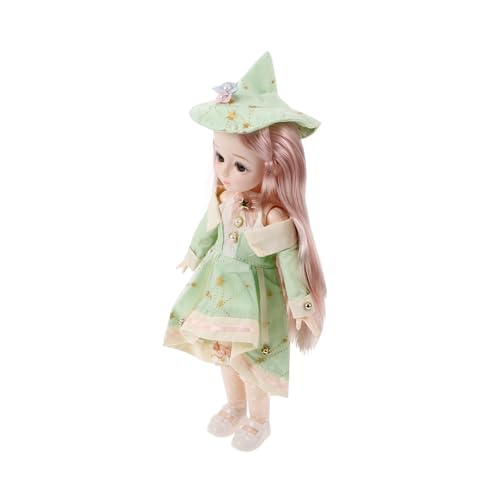 BCOATH Bjd Gelenkpuppe Sommer Boho Stil mit Kleidung Schuhe Hut Bewegliche Gelenke Lint Kunststoff Material Für Sammler Mädchen Geschenk BCOATH Bjd Gelenkpuppe Sommer Boho Stil mit Kleidung Schuhe Hut Bewegliche Gelenke Lint Kunststoff Material Für Sammler Mädchen Geschenk von BCOATH