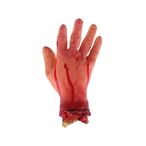 BCOATH Kinder Halloween Dekoration Abgehackte Blutige Hand mit Horrorfaktor Realistische Requisite für Spukhaus und Kostümpartys Gruselige Körperteile für Halloween Events BCOATH Kinder Halloween Dekoration Abgehackte Blutige Hand mit Horrorfaktor Realistische Requisite für Spukhaus und Kostümpartys Gruselige Körperteile für Halloween Events von BCOATH