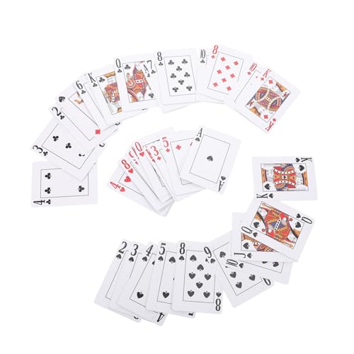BCOATH Braille-Spielkarten Großes Kartenspiel Braille-Alphabet-Karten Spiele Für Blinde Und Sehbehinderte Braille-Spiele Große Spielkarten von BCOATH