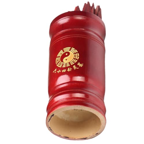 BCOATH Chinesische Wahrsagestäbchen mit Aufbewahrungsbecher Traditionelle Divinationsstäbchen für Zuhause Feng Shui Glücksbringer Spiel für Familie und Freunde von BCOATH