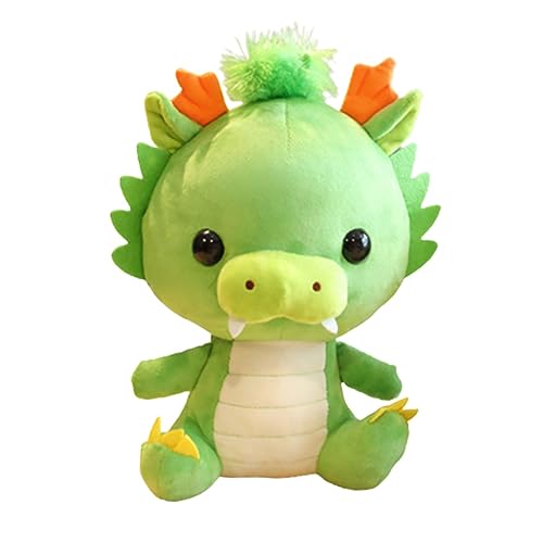 BCOATH Chinesischer Stil, Drachenpuppe, Dekorativer Cartoon-sitzender Drache, Neujahrs-drachenmaskottchen BCOATH Chinesischer Stil, Drachenpuppe, Dekorativer Cartoon-sitzender Drache, Neujahrs-drachenmaskottchen von BCOATH