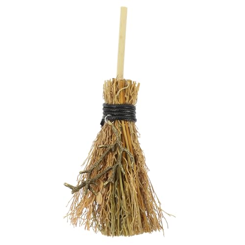 BCOATH Costume Party Hanging Branches Decor Straw Artificial Accessory Miniature Pendant Puppenhausbesen Cosplay Besenprop Broom Car Besenanhänger Witches Brooms Craft with Halloween BCOATH Costume Party Hanging Branches Decor Straw Artificial Accessory Miniature Pendant Puppenhausbesen Cosplay Besenprop Broom Car Besenanhänger Witches Brooms Craft with Halloween von BCOATH