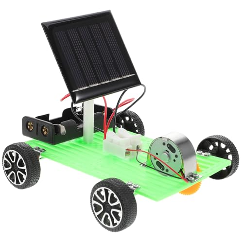 BCOATH DIY Solar Auto Komplettset Solarbetriebenes Lernspielzeug für Wissenschaftliches Experiment Solarmodul Solarauto Kreatives Technikprojekt von BCOATH