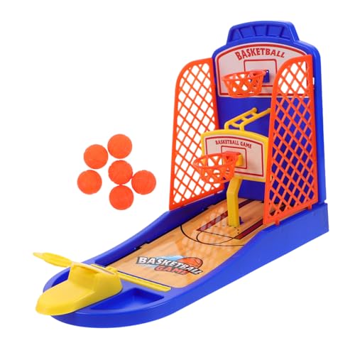 BCOATH Doppel Spiel Basketball Tischspiel für Interaktives Finger schießspiel mit Verstellbarem Schwierigkeitsgrad Fördert Koordination und Strategisches Denken von BCOATH