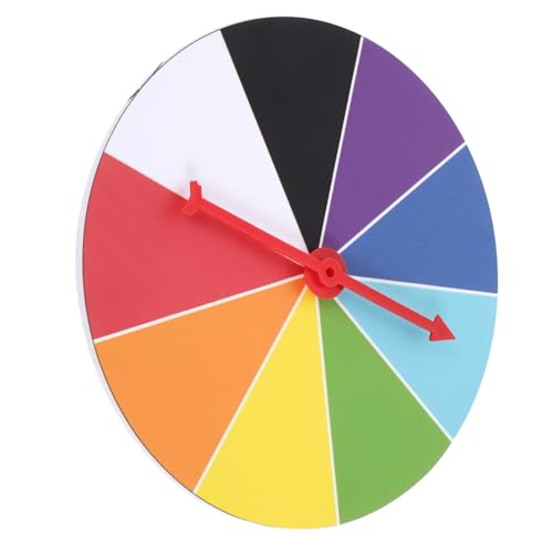 BCOATH Erasable Premium Prize Wheel Turn Plate Kreatives Preisrad für Party Deko Selbstgestalten Tragbar Robust und Rostfrei von BCOATH