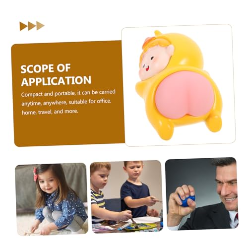 BCOATH Fidget Toy Stressabbau Weicher Quetschspaß Lustiges Desktop für Erwachsene Gelber Cartoon Büro Entspannung BCOATH Fidget Toy Stressabbau Weicher Quetschspaß Lustiges Desktop für Erwachsene Gelber Cartoon Büro Entspannung von BCOATH