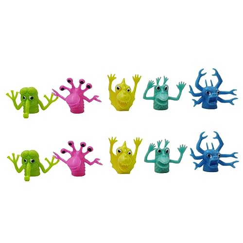 BCOATH Finger 10 Stück Fingerpuets-Spielzeug Gutenachtgeschichten und zum Spielen von BCOATH