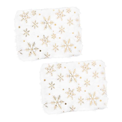 BCOATH 2pcs Plüsch Mini Teppich Für Puppenhaus - Romantisches Dekoratives Teppichset von BCOATH