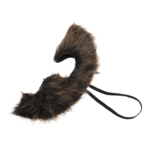 BCOATH Gefälschter Schnurrbart, Realistischer Tierbart, Affengesichtsbehaarung, Lustiger Kostümbart Für Halloween, Tier-cosplay-anziehzubehör von BCOATH