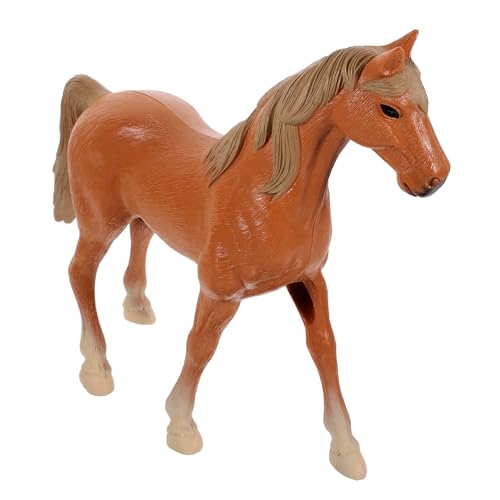 BCOATH Große Simulation Pferdefigur Dekorationsfigur Für Zuhause Pferdemodell Realistisches Pferdespielzeug Für Ideal Als Schreibtisch Accessoire Und von BCOATH