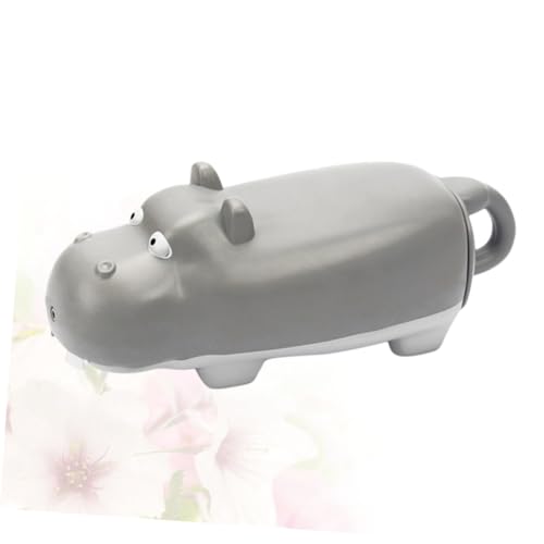 BCOATH Große Wasserspritze Wasserspielzeug Flusspferd Design Zieh und Druckpumpe Rutschfester Griff Robust und Schnell Wasser Aufnehmend für Strand Badewanne und Sommer Draußen von BCOATH