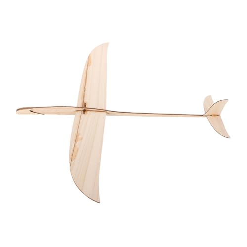 BCOATH Handgeworfene Holzgleiter Flugzeug Einfach Zu Verwenden Stabil Und Langer Segelflugzeug Für Innen Im Freien Für Kinder Und Erwachsene DIY -holzflugzeugmodell von BCOATH