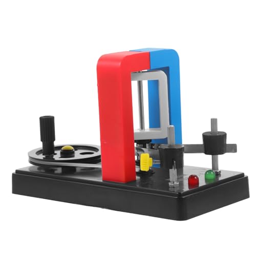 BCOATH Handkurbel Stromgenerator für Physikunterricht Tragbarer Gleichstromgenerator mit Langlebiger Konstruktion Einfach zu Montierendes Labor experimentiergerät für Elektrische von BCOATH