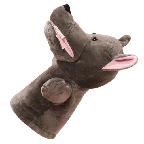BCOATH Handpuppe Wolf aus Plüsch Interaktive Tierhandpuppe für Geschichtenerzählen und Rollenspiele aus Sicherem und Weichem Material Fördert die Fantasie BCOATH Handpuppe Wolf aus Plüsch Interaktive Tierhandpuppe für Geschichtenerzählen und Rollenspiele aus Sicherem und Weichem Material Fördert die Fantasie von BCOATH