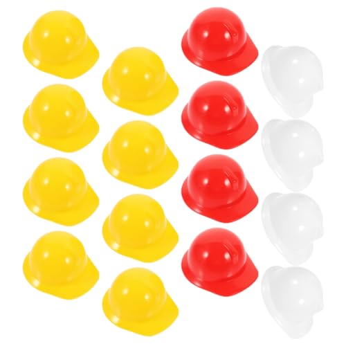 BCOATH Helm Kreativer Schutzhelme aus Haustier Vogelhelm Sicherheitshut Huhn Winziger Bauhut Kreativer Minihelme Schutzhelm Miniatur Puppen Miniaturhelme Minihelm Cake Topper von BCOATH