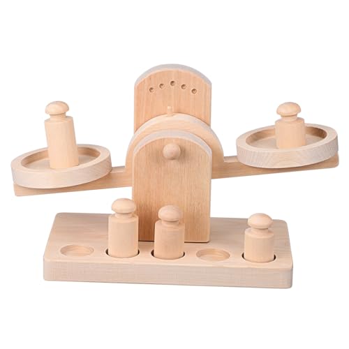 BCOATH Holz Balancewaage Lernhilfe Montessori Pädagogisch Kreativitätsfördernd für Jungen und Mädchen Kindergarten BCOATH Holz Balancewaage Lernhilfe Montessori Pädagogisch Kreativitätsfördernd für Jungen und Mädchen Kindergarten von BCOATH