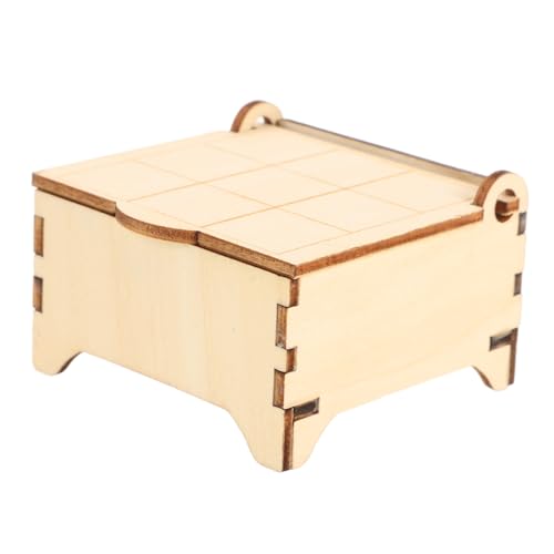 BCOATH Holz-xo-Spiel Für Kinder, Holzbrettspiel, Puzzle-Box, Montessori-Spielzeug, Tragbar, Spaß, Familienbrettspiel, Familienbrettspiel, Frühes Lernspielzeug BCOATH Holz-xo-Spiel Für Kinder, Holzbrettspiel, Puzzle-Box, Montessori-Spielzeug, Tragbar, Spaß, Familienbrettspiel, Familienbrettspiel, Frühes Lernspielzeug von BCOATH