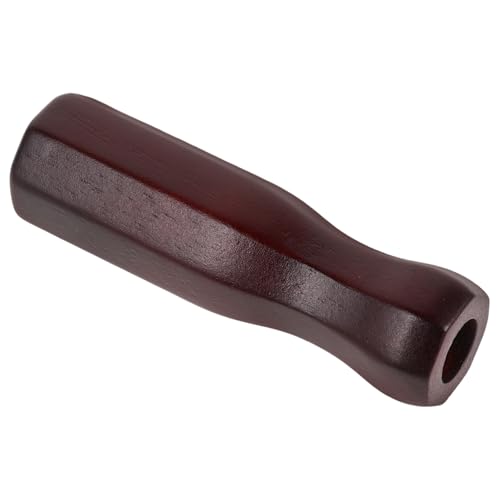 BCOATH Holzgriff Tischfußball Ersatzgriff mit Rutschfestem Design Einfache Installation Praktische Austauschteile für Tischkicker Ergonomischer Foosball Griff in Weinrot Langlebiges von BCOATH