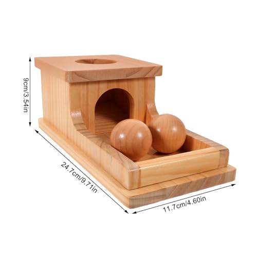 BCOATH Holzspielzeug Objektpermanenz Box für Montessori Lernspielzeug Taktile Sensorik Sichere Abgerundete Kanten Pädagogisches Geschenk für Kleinkinder BCOATH Holzspielzeug Objektpermanenz Box für Montessori Lernspielzeug Taktile Sensorik Sichere Abgerundete Kanten Pädagogisches Geschenk für Kleinkinder von BCOATH