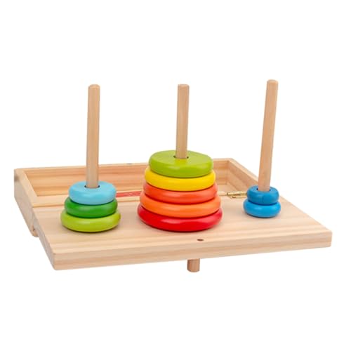BCOATH Holzspielzeug Spielset Montessori Logikspiel Kreisspielzeug zur Farb und Formerkennung für Kleinkinder Geschenkset zur Frühen von Kreativität und Denkvermögen BCOATH Holzspielzeug Spielset Montessori Logikspiel Kreisspielzeug zur Farb und Formerkennung für Kleinkinder Geschenkset zur Frühen von Kreativität und Denkvermögen von BCOATH