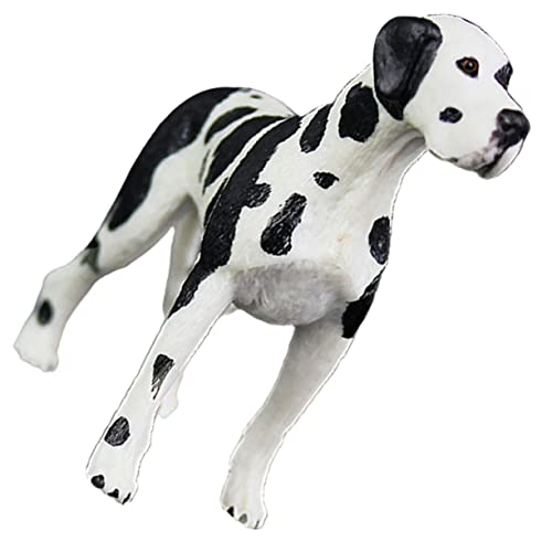 BCOATH Miniaturmodelle Realistische Hundefigur Tierfiguren Hund Kunststoff Welpen Ornament Wohnkultur von BCOATH