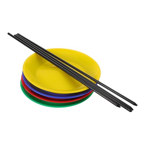 BCOATH Jonglier Drehteller mit Sticks Leichte Kunststoff Zirkus Teller für Anfänger Stabile Rotierende Jonglierplatten für für Geschicklichkeitstraining und Aufführungen BCOATH Jonglier Drehteller mit Sticks Leichte Kunststoff Zirkus Teller für Anfänger Stabile Rotierende Jonglierplatten für für Geschicklichkeitstraining und Aufführungen von BCOATH