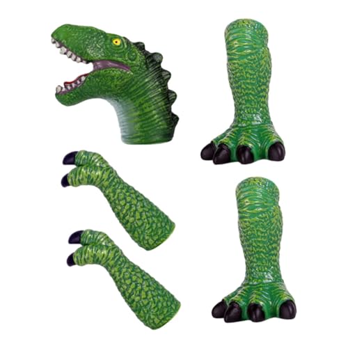 BCOATH Pädagogische Dinosaurier-fingerpuppen 10er-Set Realistische Dinosaurier-handpuppen Spielzeug Für Kleinkinder Lustiges Lernwerkzeug von BCOATH