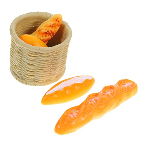 BCOATH Küche Simulationsfrühstückkorb Korb Dekoration Miniaturbrot Garten Miniaturen Picknick für Puppenhaus Bastelornament Brotkorb Outdoor Brot Miniaturdekor Brotmodell BCOATH Küche Simulationsfrühstückkorb Korb Dekoration Miniaturbrot Garten Miniaturen Picknick für Puppenhaus Bastelornament Brotkorb Outdoor Brot Miniaturdekor Brotmodell von BCOATH