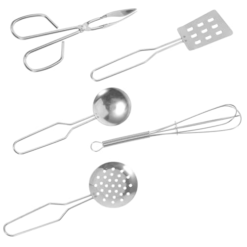 BCOATH Küchen Spielset Zubehör Mini Kochutensilien aus Realistische Küchen Spielzeuge für Rollenspiel Kochen Lernen und Familien Interaktion von BCOATH