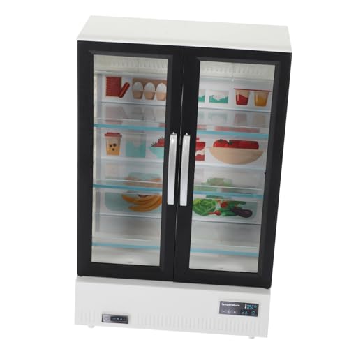 BCOATH Kühlschrank für Puppenhäuser Realistisches Mikrokühlschrankmodell für Kreative DIY Projekte und Miniaturlebenszenen Puppenhaus Zubehör BCOATH Kühlschrank für Puppenhäuser Realistisches Mikrokühlschrankmodell für Kreative DIY Projekte und Miniaturlebenszenen Puppenhaus Zubehör von BCOATH