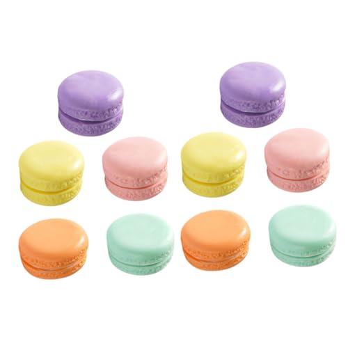 BCOATH Künstliche Lebensmittel Requisiten 10 Stücke Macaron Modelle PVC Gefälschte Desserts Für Fotografie von BCOATH