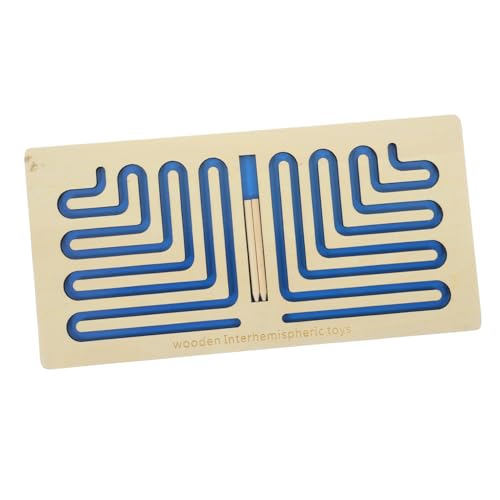 BCOATH Labyrinthspiel für Interhemisphärisches Lernspielzeug zur Hand Auge koordination Buntes Montessori denkspielzeug Kreativität und Feinmotorik von BCOATH