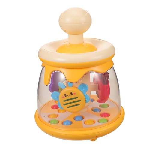 BCOATH Lernspielzeug Insekten Motiv Interaktiver Press und Drehball Hüpfend und Rotierend Montessori Sensory Toy zur Frühkindlichen Entwicklung Fördert Motorik und Neugier bei Jungen und von BCOATH