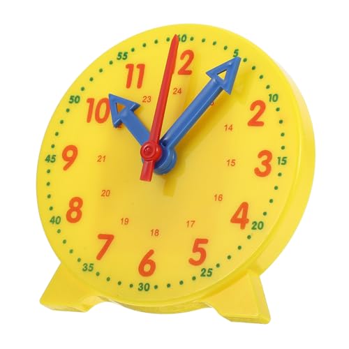 BCOATH Lernuhr für Interaktive Zeiger Uhr Spielerisches Zeitlernen im Vorschulalter Batteriefrei Farbenfrohes Design für Unterricht und Schlafzimmer Holzspielzeug BCOATH Lernuhr für Interaktive Zeiger Uhr Spielerisches Zeitlernen im Vorschulalter Batteriefrei Farbenfrohes Design für Unterricht und Schlafzimmer Holzspielzeug von BCOATH