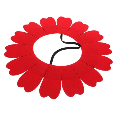 BCOATH Lustige Sonnenblumen kopfbedeckung für Erwachsene Filz hut als Party Performance requisite Einzigartiges Kostüm accessoire für Tanz Fest und Zeremonie von BCOATH