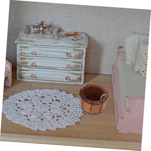 BCOATH Maßstab Holz Badezimmer Zubehör mit Badewanne und Handtuch Sicheres Holzspielzeug für Kreative Rollenspiele und Puppenhaus Dekoration BCOATH Maßstab Holz Badezimmer Zubehör mit Badewanne und Handtuch Sicheres Holzspielzeug für Kreative Rollenspiele und Puppenhaus Dekoration von BCOATH