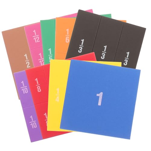 BCOATH Mathematik Lernspiel Bruchrechen Lehrmittel Sicher Farbiges Feinmotorik Grundschule Spielerisch Rechnen BCOATH Mathematik Lernspiel Bruchrechen Lehrmittel Sicher Farbiges Feinmotorik Grundschule Spielerisch Rechnen von BCOATH