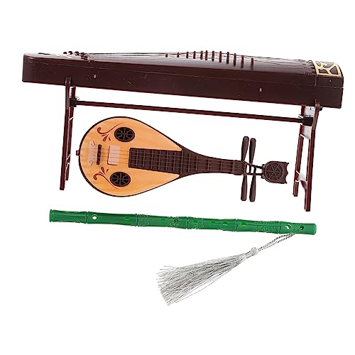 BCOATH Mini Antike Puppenzubehör Chinesische Pipa Guzheng Spielzeuge Handgefertigte Dekoration für Miniaturhäuser für Sammler BCOATH Mini Antike Puppenzubehör Chinesische Pipa Guzheng Spielzeuge Handgefertigte Dekoration für Miniaturhäuser für Sammler von BCOATH
