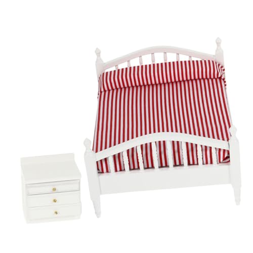BCOATH 12 Maßstab Schlafzimmer Szene Ideal Für Puppenhaus Dekoration Und von BCOATH