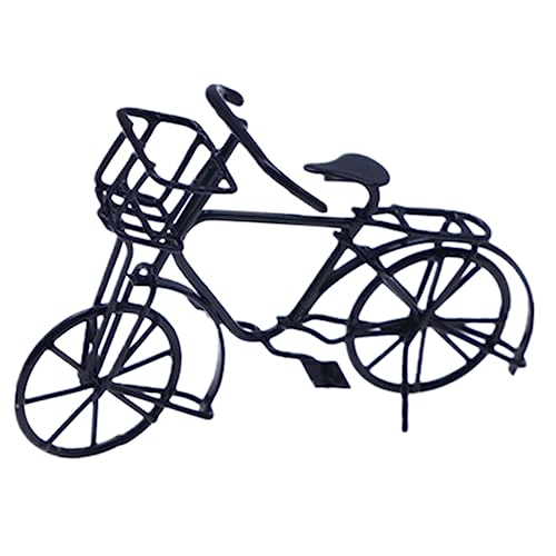 BCOATH Mini Fahrradmodell für Schreibtischdekoration Vintage Metall Fahrradmodell Handgefertigte Deko für Büro und Sammlung Langlebig und Detailreich Puppenhäuser von BCOATH