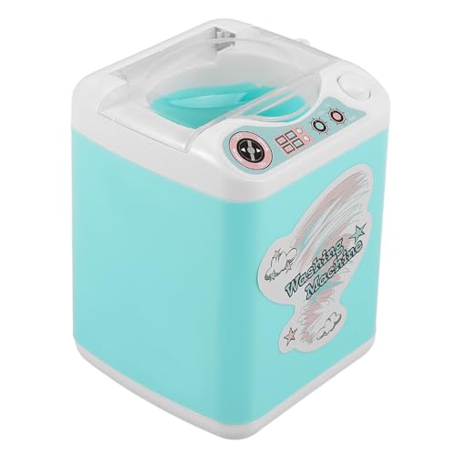 BCOATH Mini-Spielzeug-Waschmaschine, Make-up-pinselreiniger, Kunststoff, Automatische Elektrische Waschmaschine, Puderquaste, Waschwerkzeug, Spielzeug Für Schwammreinigung, Mädchen Und von BCOATH