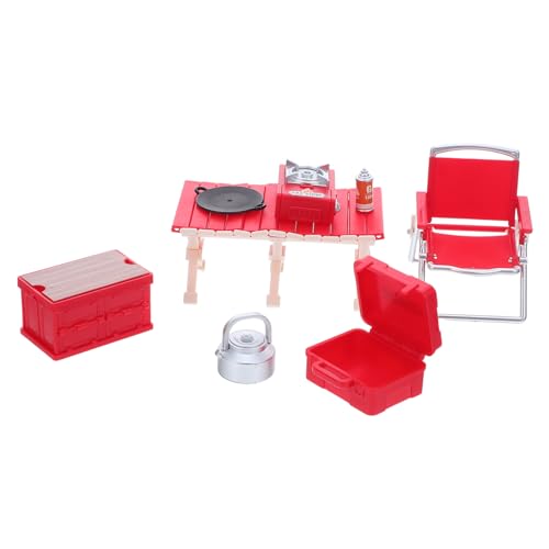 BCOATH Miniatur Camping mit Faltbarem Tisch Stuhl Gasherd und Teekessel für Puppenhaus Realistisches Grillspielzeug für Tragbar Platzsparend Fördert Spielerisches Lernen und Familienzeit BCOATH Miniatur Camping mit Faltbarem Tisch Stuhl Gasherd und Teekessel für Puppenhaus Realistisches Grillspielzeug für Tragbar Platzsparend Fördert Spielerisches Lernen und Familienzeit von BCOATH