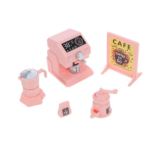 BCOATH Miniatur Kaffeemaschine für Realistische Mini Küche Tragbar und Leicht Montierbar Fördert Kreativität und Motorische Fähigkeiten Geeignet für Puppenhaus und Rollenspiele BCOATH Miniatur Kaffeemaschine für Realistische Mini Küche Tragbar und Leicht Montierbar Fördert Kreativität und Motorische Fähigkeiten Geeignet für Puppenhaus und Rollenspiele von BCOATH